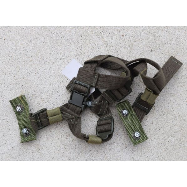 画像3: メーカー不明88式鉄帽用チンストラップ ネジ付き