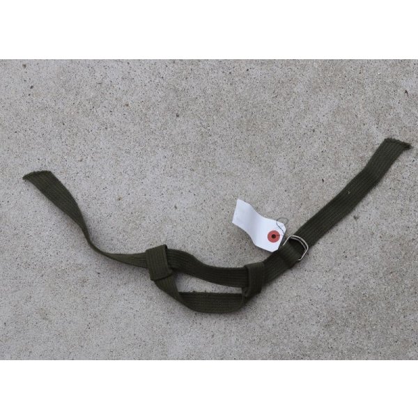 画像2: メーカー不明66式鉄帽用チンストラップ