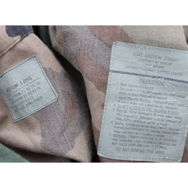 画像4: 米軍ウッドランドABDUエアクルージャケット初期型MEDIUM-LONG第128航空旅団パイロットパッチ付