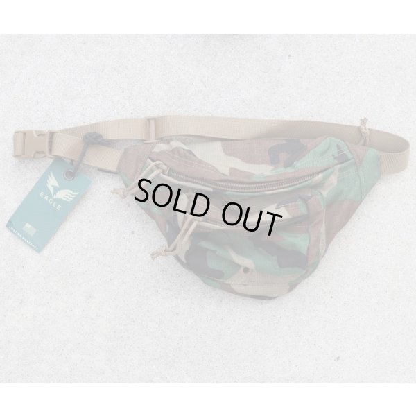 画像1: イーグル ファニーパック ウッドランド迷彩 新品