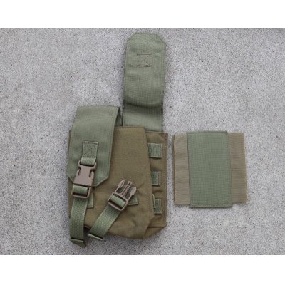 画像3: 米軍放出イーグルDF-LCS型200rd SAWポーチ カーキ新品