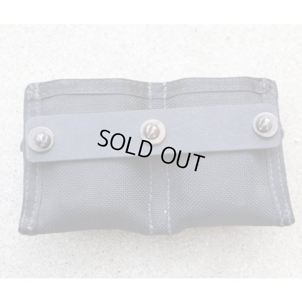 画像1: イーグル ベルトループ式ダブルオープントップピストルマガジンポーチ黒 新品