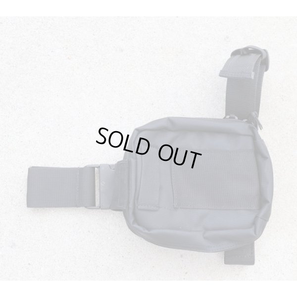 画像1: 米沿岸警備隊用LBT-9015Dレッグフレアポーチ黒 新品