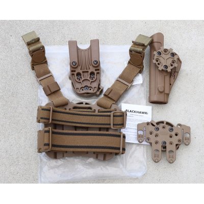 画像2: 米軍 米軍 米海兵隊ブラックホークUSMCホルスターキット ベレッタM92用CT（コヨーテタン）新品