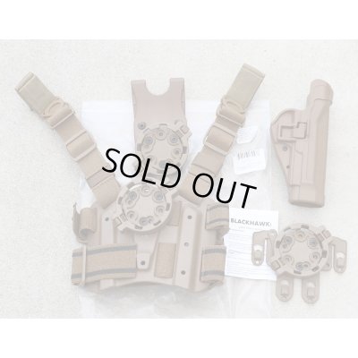 画像1: 米軍 米軍 米海兵隊ブラックホークUSMCホルスターキット ベレッタM92用CT（コヨーテタン）新品