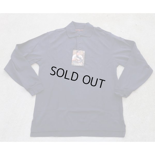 画像1: 5.11 タクティカルポロシャツ長袖仕様 濃紺SMALL新品