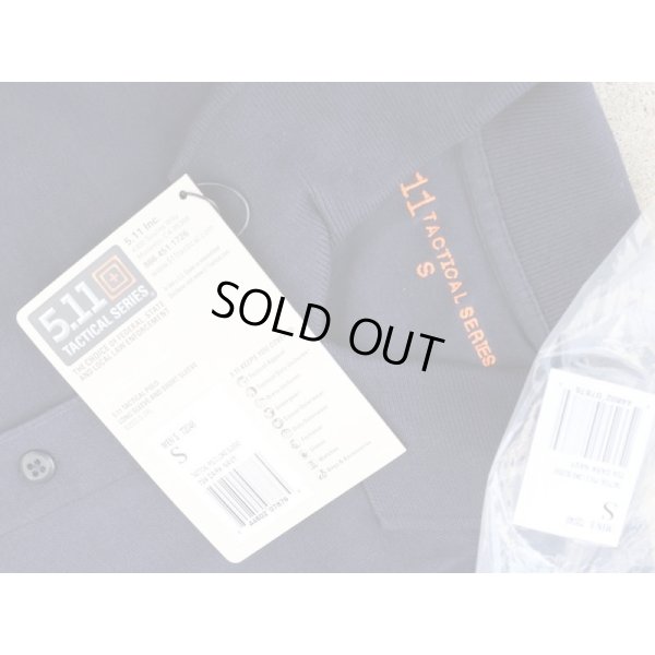 画像3: 5.11 タクティカルポロシャツ長袖仕様 濃紺SMALL新品