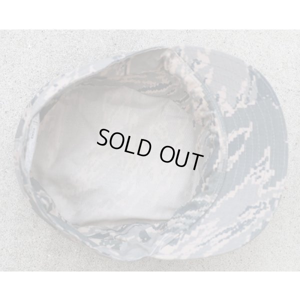 画像3: 米軍 米空軍ユーティリティキャップ デジタルタイガー迷彩(ABU迷彩)リップストップ生地仕様7 1/2新品