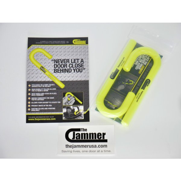 画像1: R.E.D.プロダクツ ザ・ジャマー ドアストッパー黄色2本セット新品