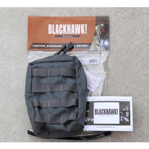 画像1: ブラックホークSTRIKEアップライトGPポーチUG新品