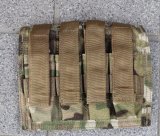 パラクレイト4連45ピストルマガジンポーチMULTICAM迷彩 新品プレMSAロット