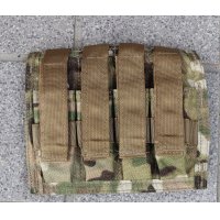 パラクレイト4連45ピストルマガジンポーチMULTICAM迷彩 新品プレMSAロット