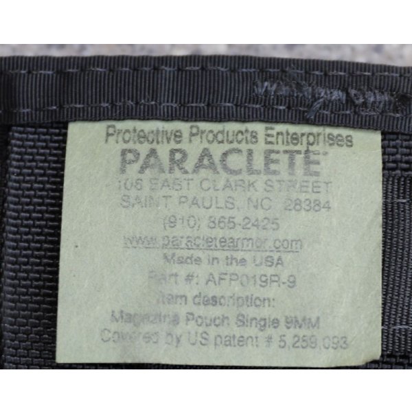 画像3: PPEパラクレイト ダブル9mmピストルマガジンポーチ黒 新品