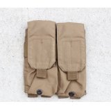 米軍放出VALKORタクティカル ダブルマガジンポーチCB(コヨーテブラウン)新品