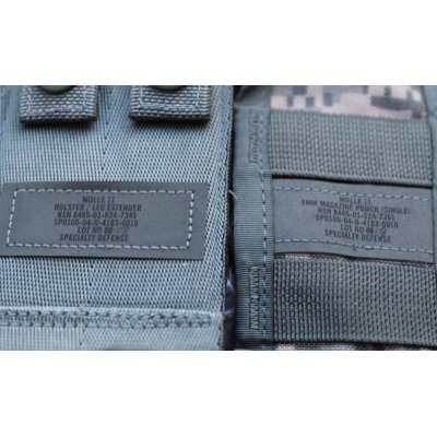 画像3: 米軍MOLLEIIレッグパネル・ピストルマガジンポーチセットUCP迷彩(ACU迷彩)新品