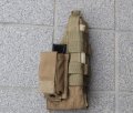 米軍放出スペクターギアMOLLEホルスター+イーグルFSBEII  9mmピストルマガジンポーチ
