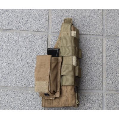 画像1: 米軍放出スペクターギアMOLLEホルスター+イーグルFSBEII  9mmピストルマガジンポーチ