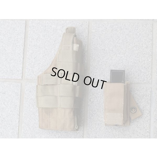 画像3: 米軍放出スペクターギアMOLLEホルスター+イーグルFSBEII  9mmピストルマガジンポーチ