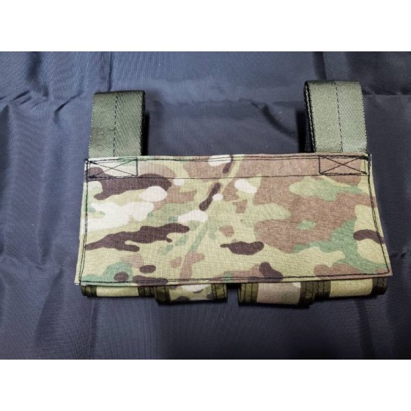 画像2: 受注生産◆当店オリジナル品ローカルメイド品ドロップダウン4連フラッシュバンポーチ新品