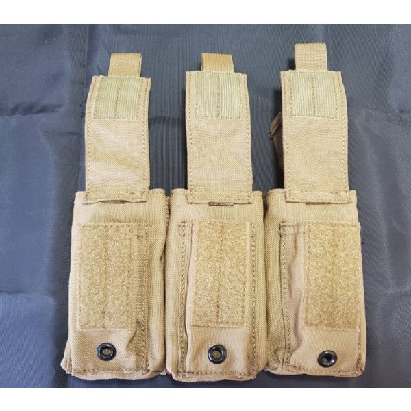 画像3: 受注生産◆当店オリジナル品LBT型トリプル9mmピストル+M4マガジンポーチ新品
