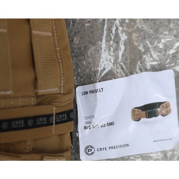 画像4: 米軍放出Crye AVSロープロファイルベルトCB(コヨーテブラウン)SMALL新品