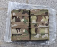 米軍放出エスタックKYWIダブルマガジンポーチMULTICAM迷彩 新品