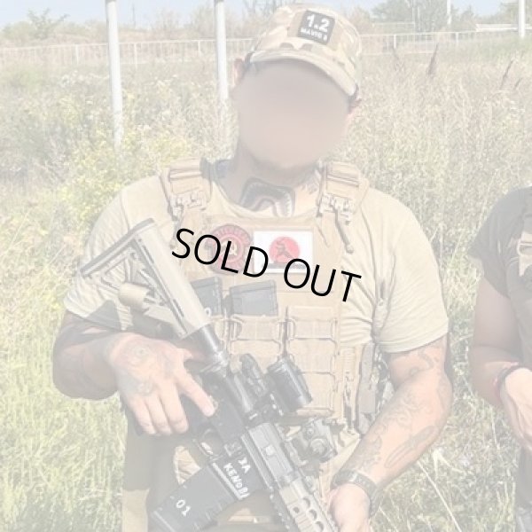 画像6: ウクライナ軍日本人義勇兵使用タイプ◆忍者部隊用フラッグパッチ フルカラー品2種セット新品