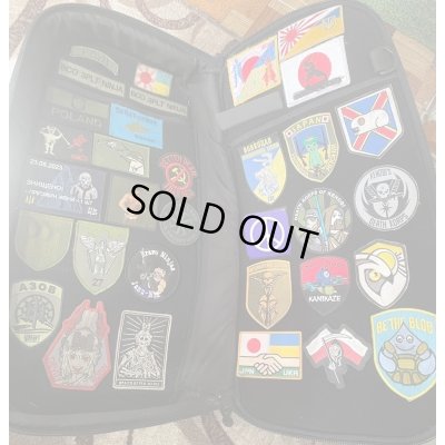 画像7: ウクライナ軍日本人義勇兵使用タイプ◆忍者部隊用フラッグパッチ フルカラー品2種セット新品