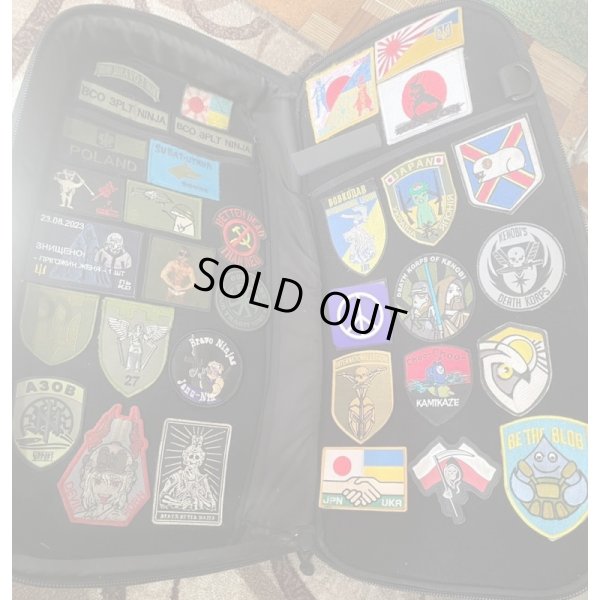 画像7: ウクライナ軍日本人義勇兵使用タイプ◆忍者部隊用フラッグパッチ フルカラー品2種セット新品