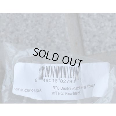 画像6: ブラックホーク ベルトループ式ダブルピストルマガジンポーチ黒 新品