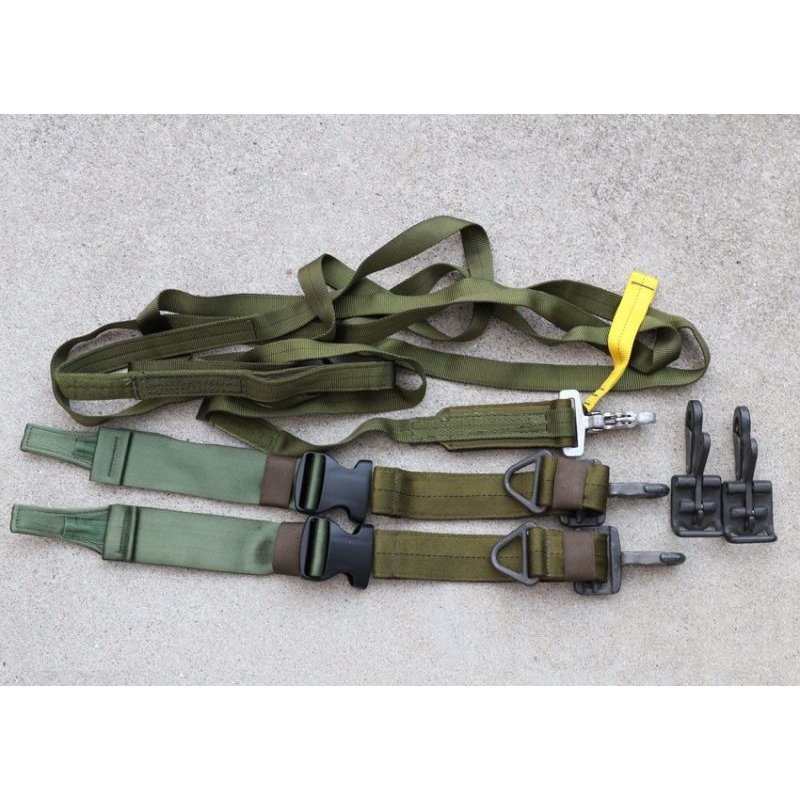 画像5: 米軍イーグル パラシュートドロップバッグ ウッドランド迷彩/グレーMEDIUM新品