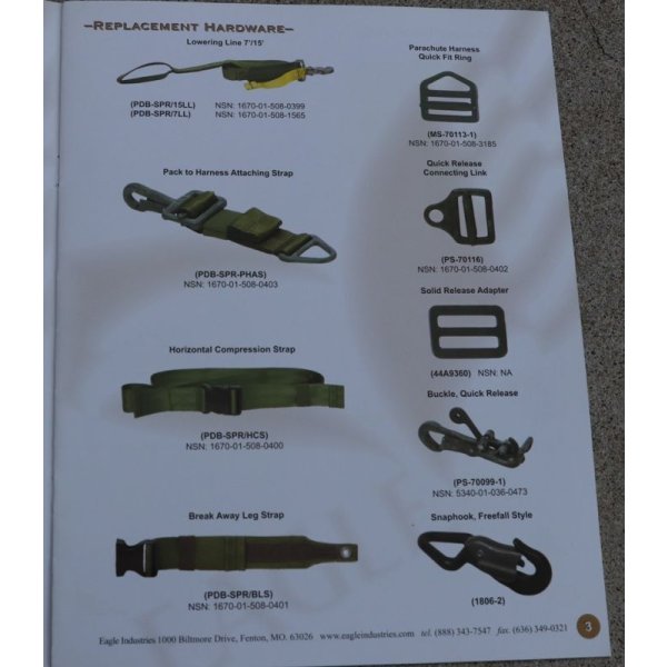 画像11: 米軍イーグル パラシュートドロップバッグ ウッドランド迷彩/グレーMEDIUM新品