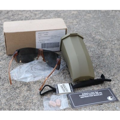 画像3: 米軍BLPS防護グラス グレーレンズ仕様ケース付き新品
