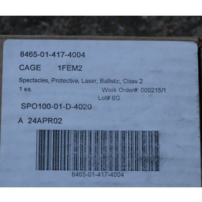 画像6: 米軍BLPS防護グラス グレーレンズ仕様ケース付き新品