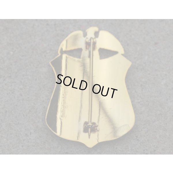 画像2: メーカー不明FBIバッジ金レプリカ