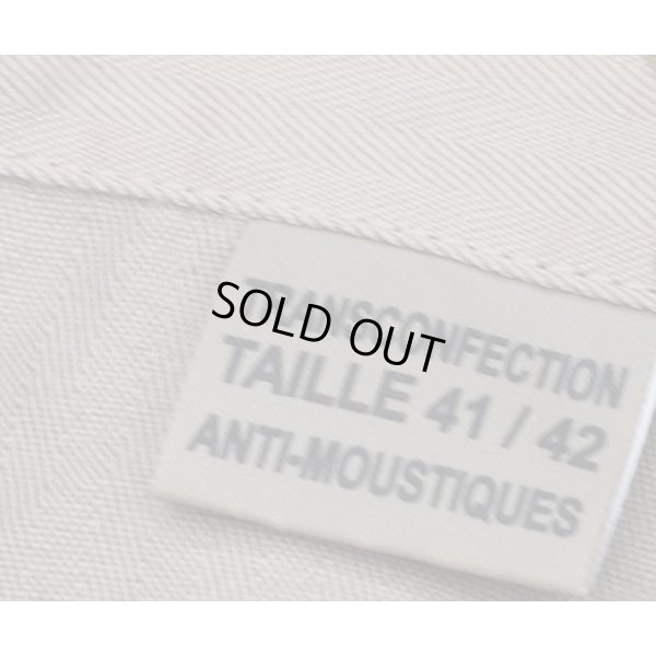 画像4: フランス軍 半袖シャツ デザートCCE迷彩 徽章用ベルクロ付41/42新品