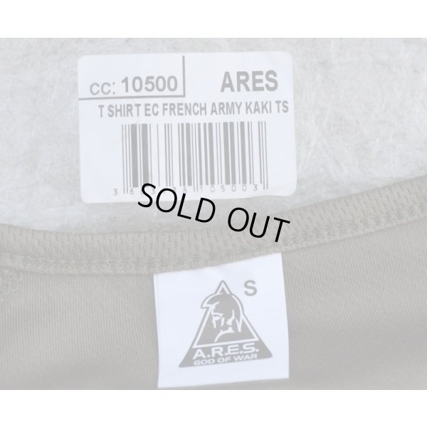 画像4: フランス外人部隊日本人兵士放出アレス製フランス陸軍Tシャツ カーキSMALL新品