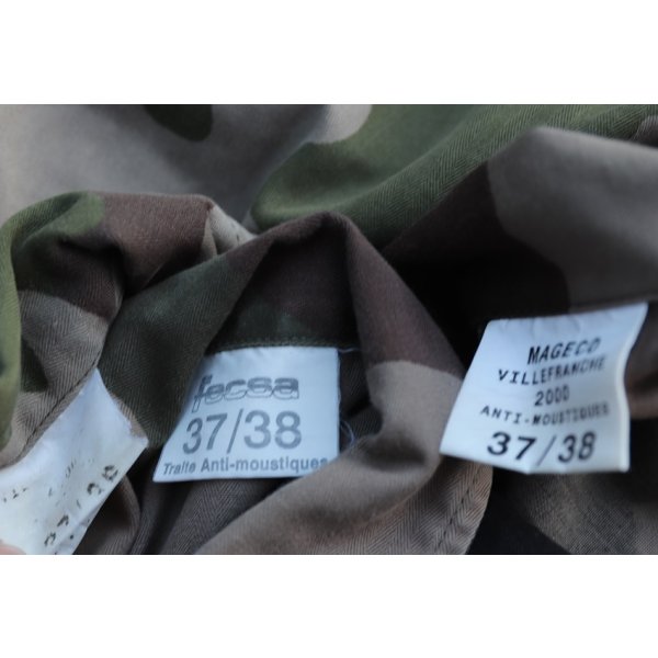 画像4: フランス外人部隊日本人兵士放出 半袖シャツCCE迷彩37/38