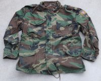 クロアチア軍M65型フィールドジャケット ウッドランド迷彩52