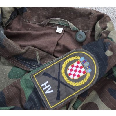 画像4: クロアチア軍M65型フィールドジャケット ウッドランド迷彩52