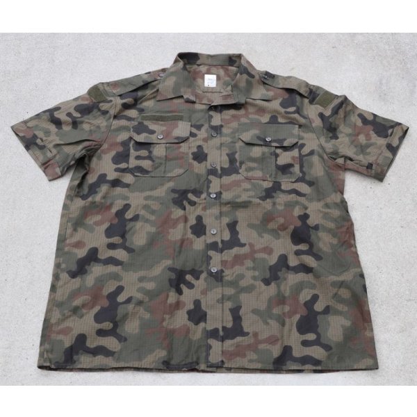 画像1: ポーランド軍 半袖シャツWz.93パンテラ迷彩45/180?