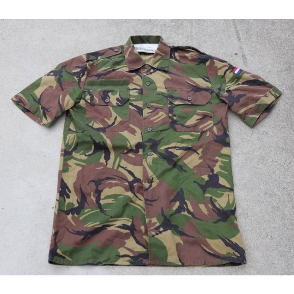 画像1: オランダ軍 半袖シャツDPM迷彩8000/9500