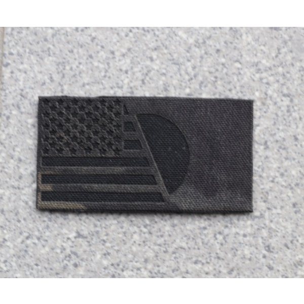 画像1: LMG日本xアメリカ フラッグパッチMULTICAM BLACK迷彩 新品