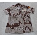 スペイン軍半袖シャツ6Cデザート迷彩サイズ3