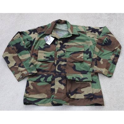 画像1: サウジアラビア軍 空軍プロパーBDUジャケット ウッドランド迷彩MEDIUM-LONG新品