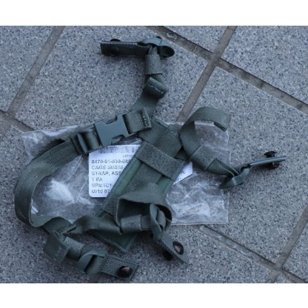 画像1: 米軍ACH・MICH-2000用チンストラップ ネジ付FG新品