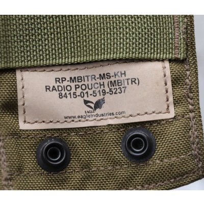 画像3: 米軍イーグルSFLCS MBITRラジオポーチ カーキ