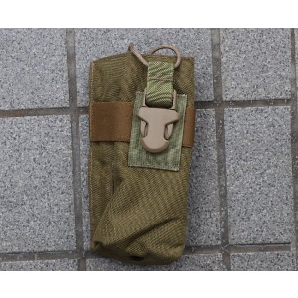 画像1: 米軍イーグルSFLCS MBITRラジオポーチ カーキ