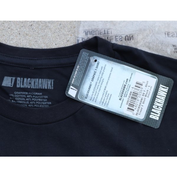 画像3: 米軍放出ブラックホークTシャツ黒LARGE新品