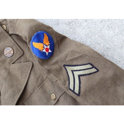 画像4: 第二次世界大戦 米軍 制服ジャケットAAF対空砲兵伍長パッチ付き36R